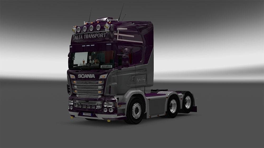ALTA TRANSPORT SCANIA RJL SKIN – Skins mod for Euro Truck Simulator 2