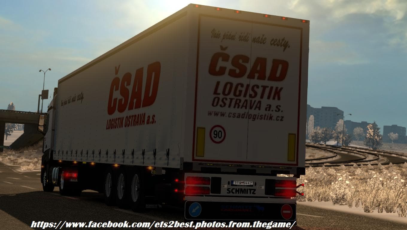 CSAD LOGISTIK OSTRAVA MP4 COMBO SKIN BY PAUL 1.22.X - ETS2 mods download – skins screenshot 2