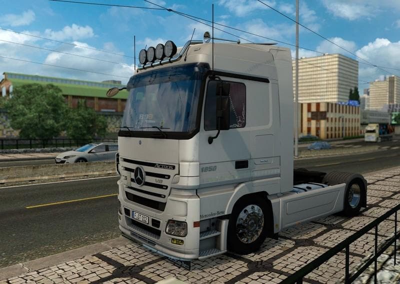 ACTROS MP2 V8 V6.1 – Trucks mod for Euro Truck Simulator 2