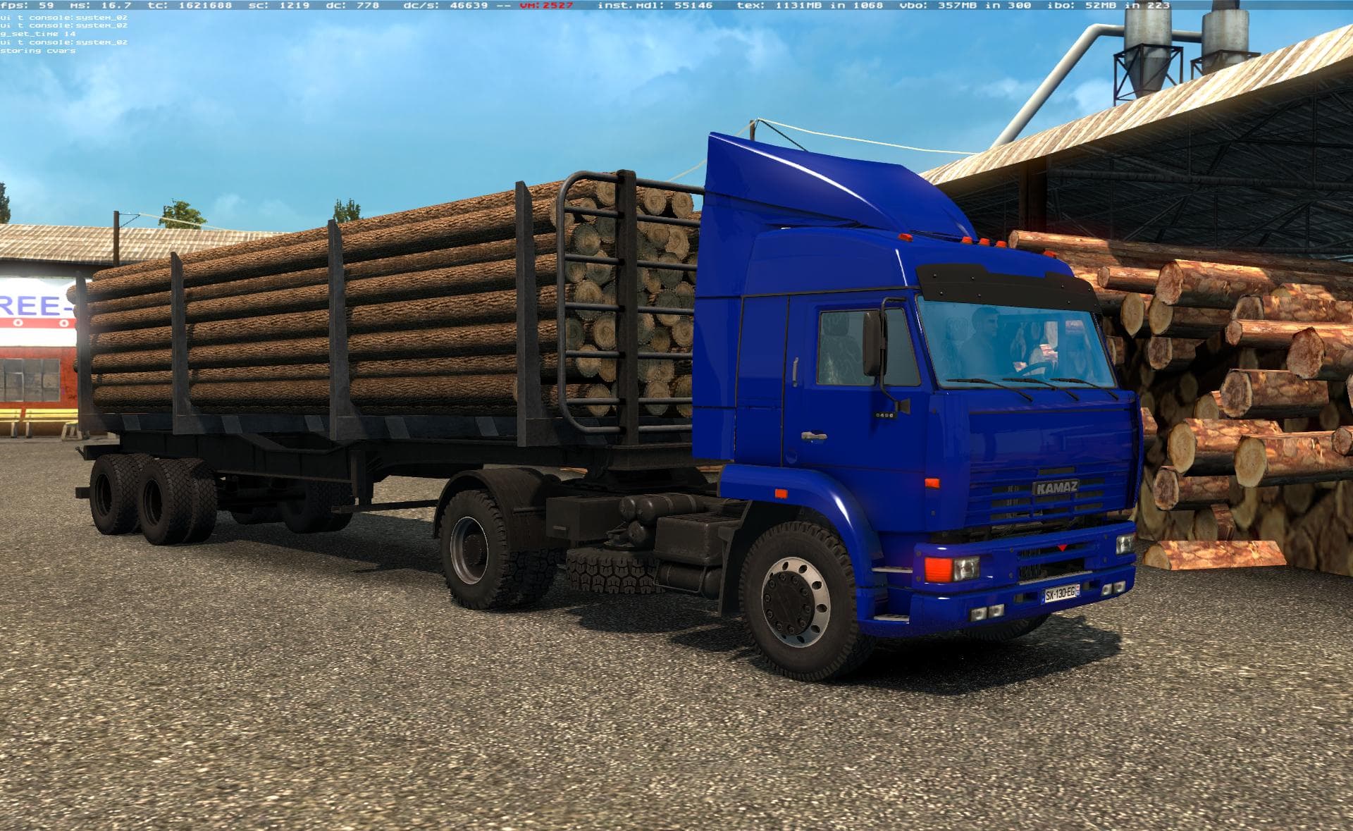 KAMAZ 54-64-65 BY KORAL V1.1 - ETS2 mods download – trucks screenshot 2