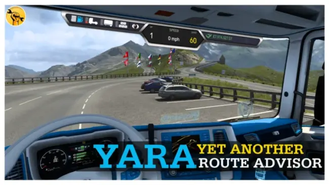 YARA – Yet Another Route Advisor v1.60 – Parts mod for Euro Truck Simulator 2