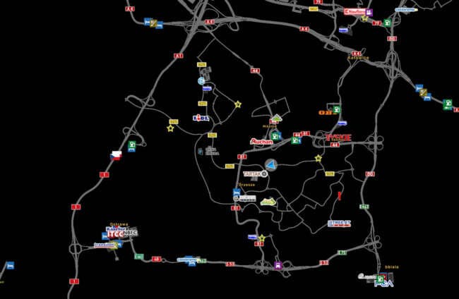 Silesia Rebuild in Poland with PR v1.7.5 1.60 – Maps mod for Euro Truck Simulator 2