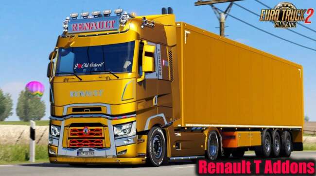 Renault T Addons v1.60 – Parts mod for Euro Truck Simulator 2
