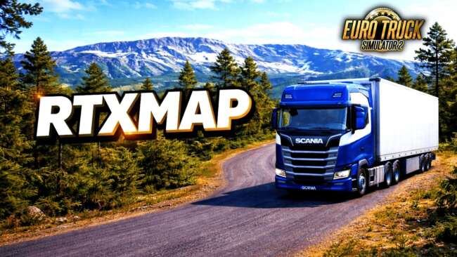 rtxmap v 1.60 – Maps mod for Euro Truck Simulator 2