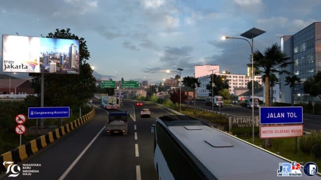 JRR (Java Road Revolution) - Indonesia Map v0.92 1.60 – Maps mod for Euro Truck Simulator 2