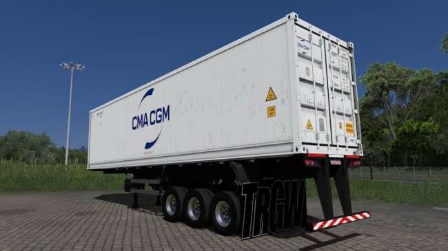 PORTA CONTAINER 40 PÉS - v 1.60 – Trailers mod for Euro Truck Simulator 2