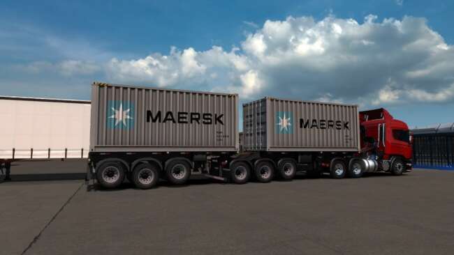 Porta Container 20 v1.60 – Trailers mod for Euro Truck Simulator 2