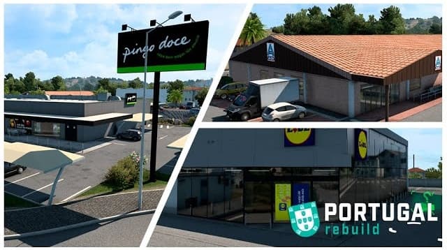 Portugal Rebuild Promods addon v0.1.7.1 1.60 – Maps mod for Euro Truck Simulator 2
