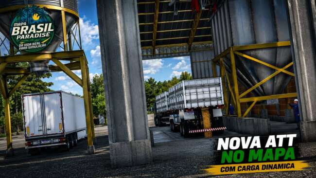 Mapa Brasil Paradise ETS2 1.59- 160 – Maps mod for Euro Truck Simulator 2