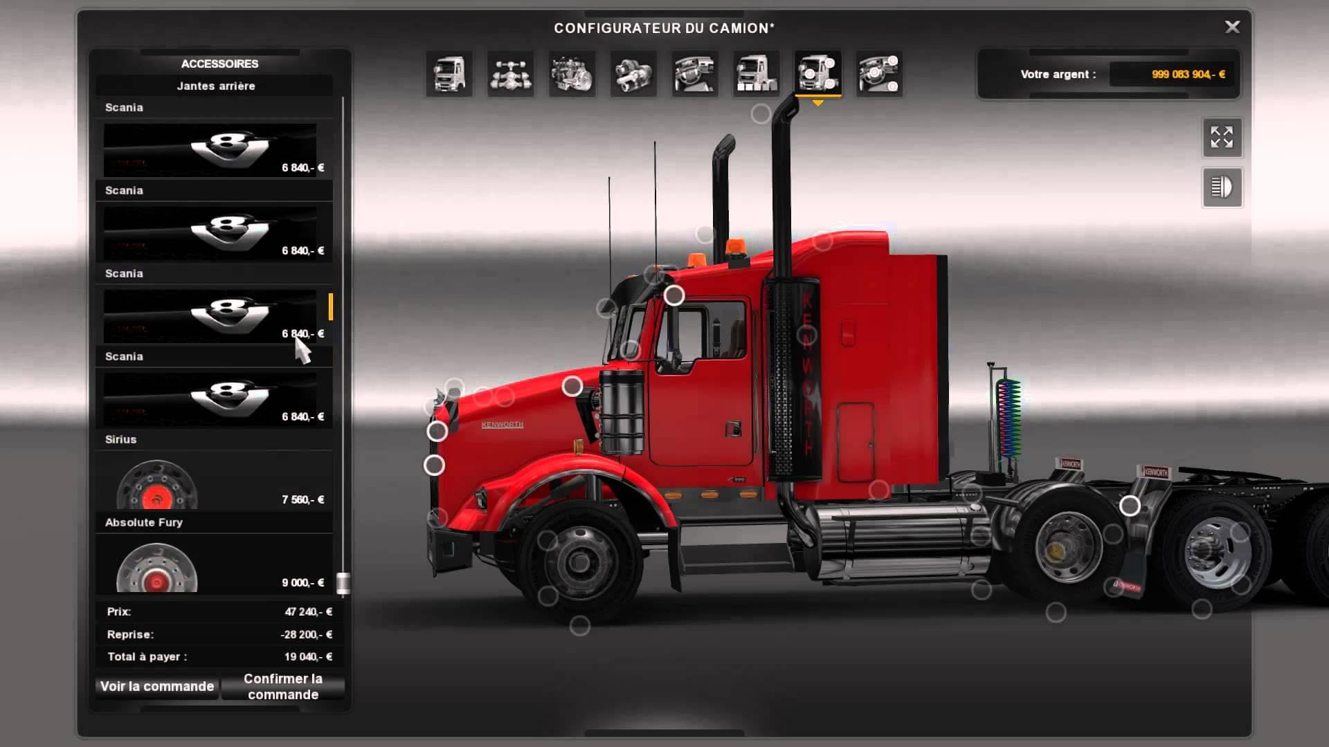 KENWORTH T800 + ENHANCED SOUND – Trucks mod for Euro Truck Simulator 2