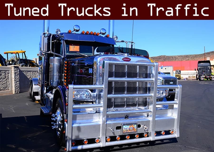 Tuned Truck Traffic Pack by Trafficmaniac v3.3.12 ATS - Euro Truck Simulator 2 Mods | American Truck Simulator Mods – Other mod for Euro Truck Simulator 2