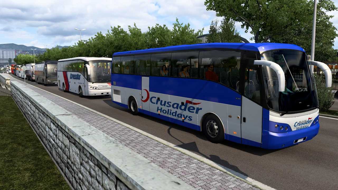Bus traffic by Taina95 v1.60 ETS2 - Euro Truck Simulator 2 Mods | American Truck Simulator Mods – Other mod for Euro Truck Simulator 2