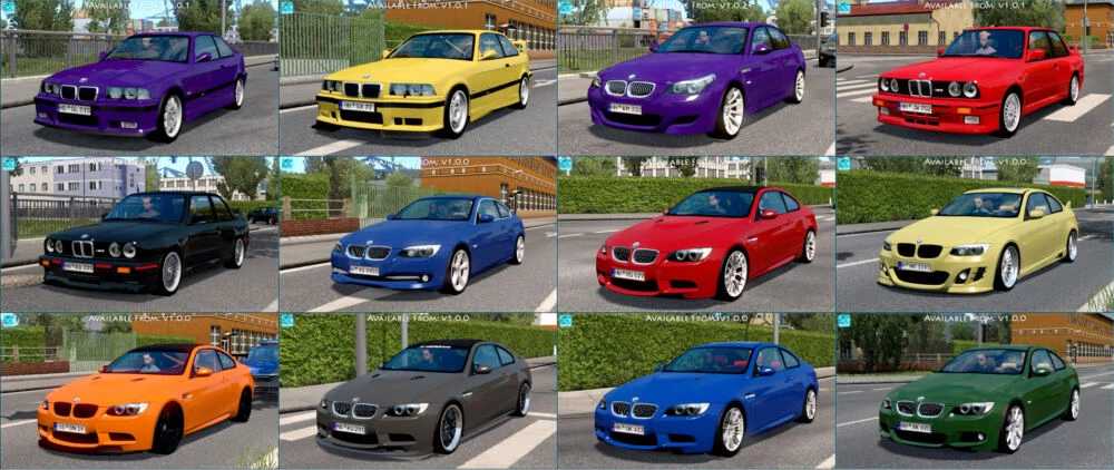 BMW Traffic Pack v1.60 ETS2 - Euro Truck Simulator 2 Mods | American Truck Simulator Mods – Other mod for Euro Truck Simulator 2