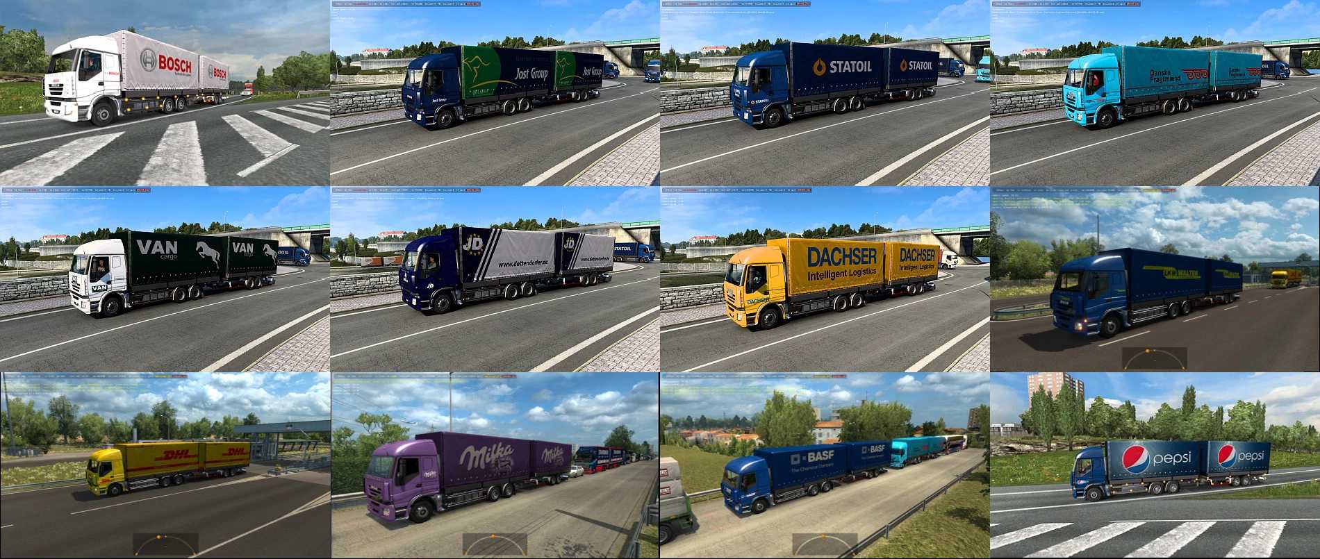Tandem Traffic Pack v2.3.13 ETS2 - Euro Truck Simulator 2 Mods | American Truck Simulator Mods – Other mod for Euro Truck Simulator 2