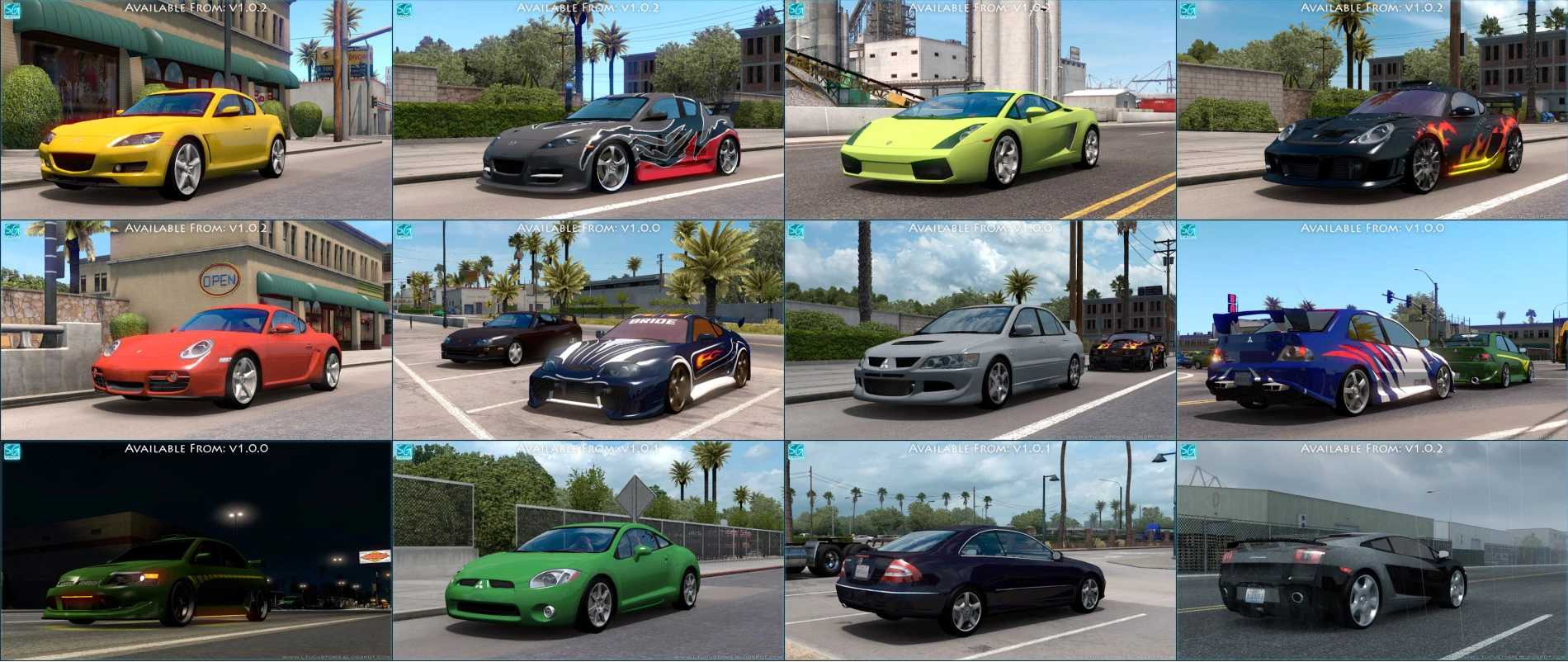 Need For Speed Traffic Pack v1.60 ETS2 - Euro Truck Simulator 2 Mods | American Truck Simulator Mods – Other mod for Euro Truck Simulator 2