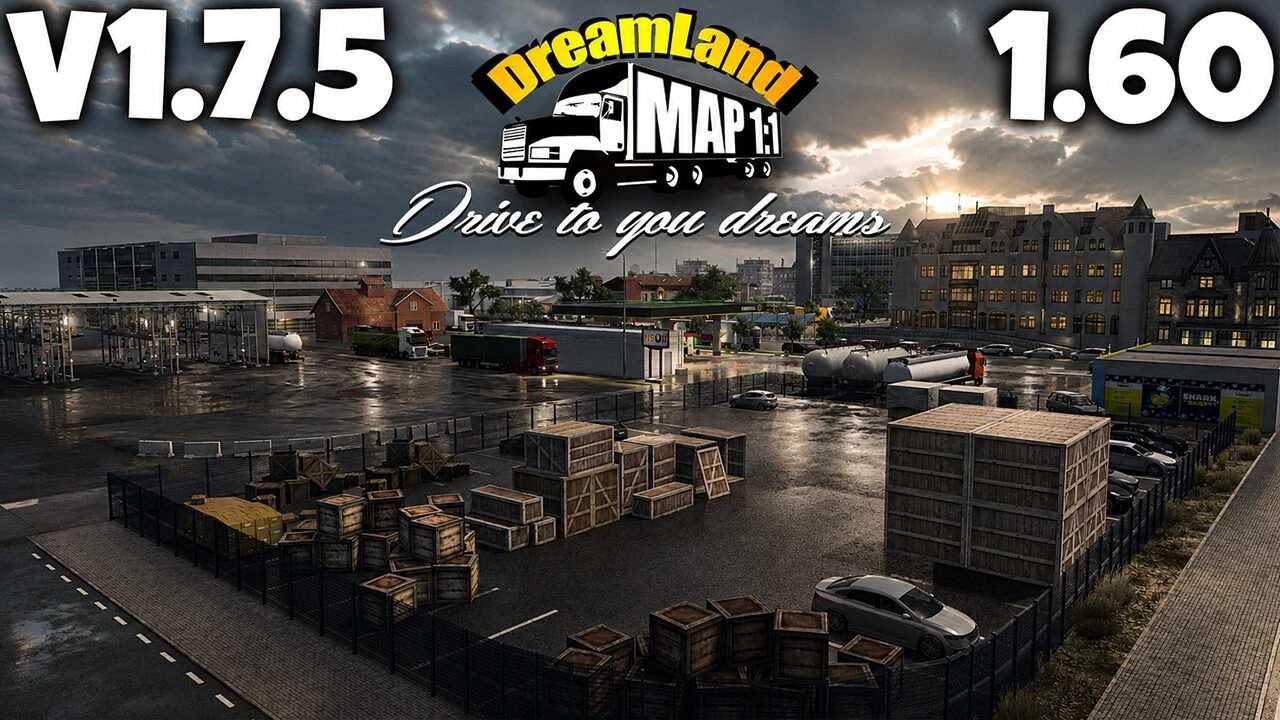 Dreamland Map v1.7.5 ETS2 - Euro Truck Simulator 2 Mods | American Truck Simulator Mods – Maps mod for Euro Truck Simulator 2