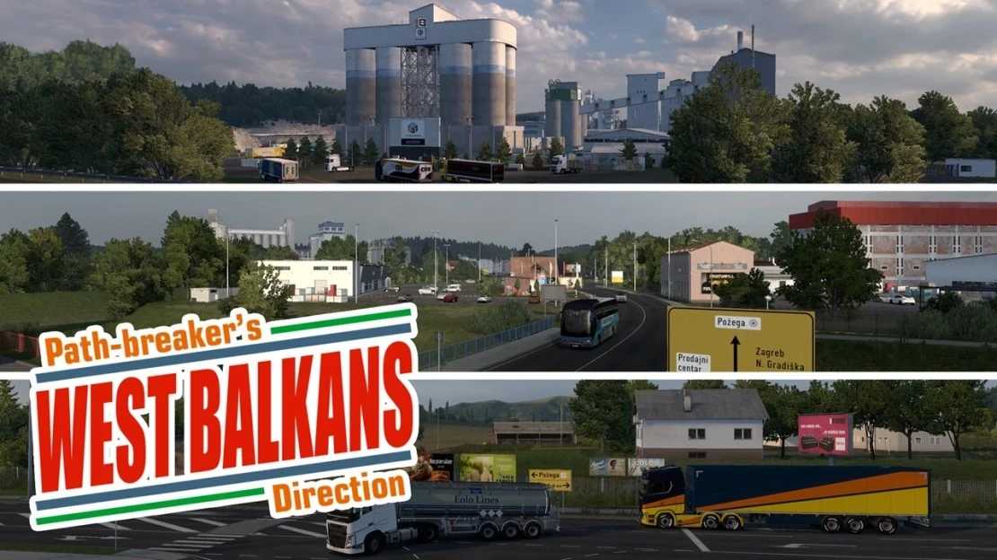 WBPD (West Balkans Path-Breaker's Direction) Map v5.5 1.60 ETS2 - Euro Truck Simulator 2 Mods | American Truck Simulator Mods – Maps mod for Euro Truck Simulator 2