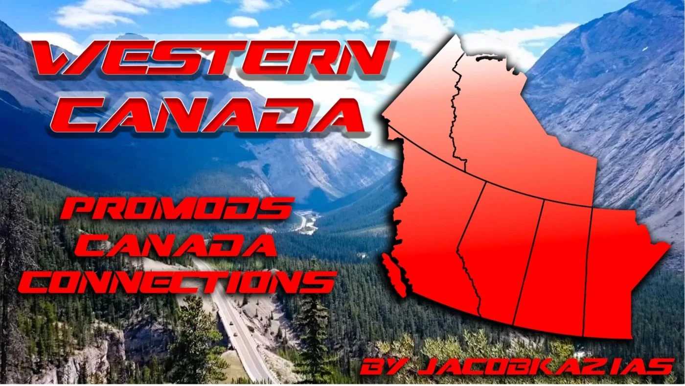 Western Canada Expansion - Promods Canada Connections v1.7.2 ATS - Euro Truck Simulator 2 Mods | American Truck Simulator Mods – Maps mod for Euro Truck Simulator 2