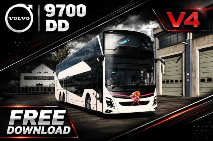 Volvo 9700 DD v4.0 ETS2 - Euro Truck Simulator 2 Mods | American Truck Simulator Mods – Skins mod for Euro Truck Simulator 2