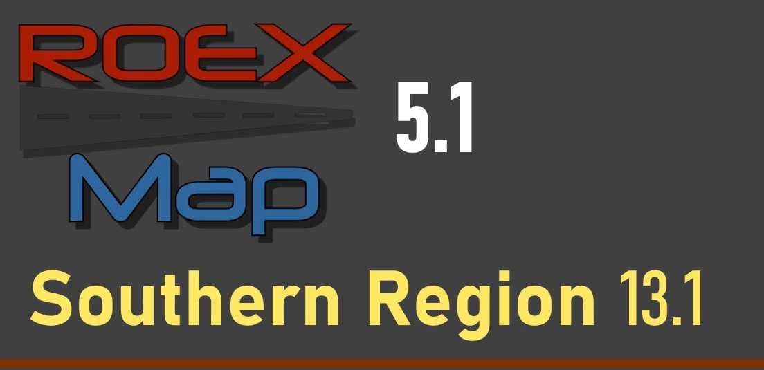 Roextended 5.1 - Southern Region 13.1 Road Connection v1.59 ETS2 - Euro Truck Simulator 2 Mods | American Truck Simulator Mods – Maps mod for Euro Truck Simulator 2