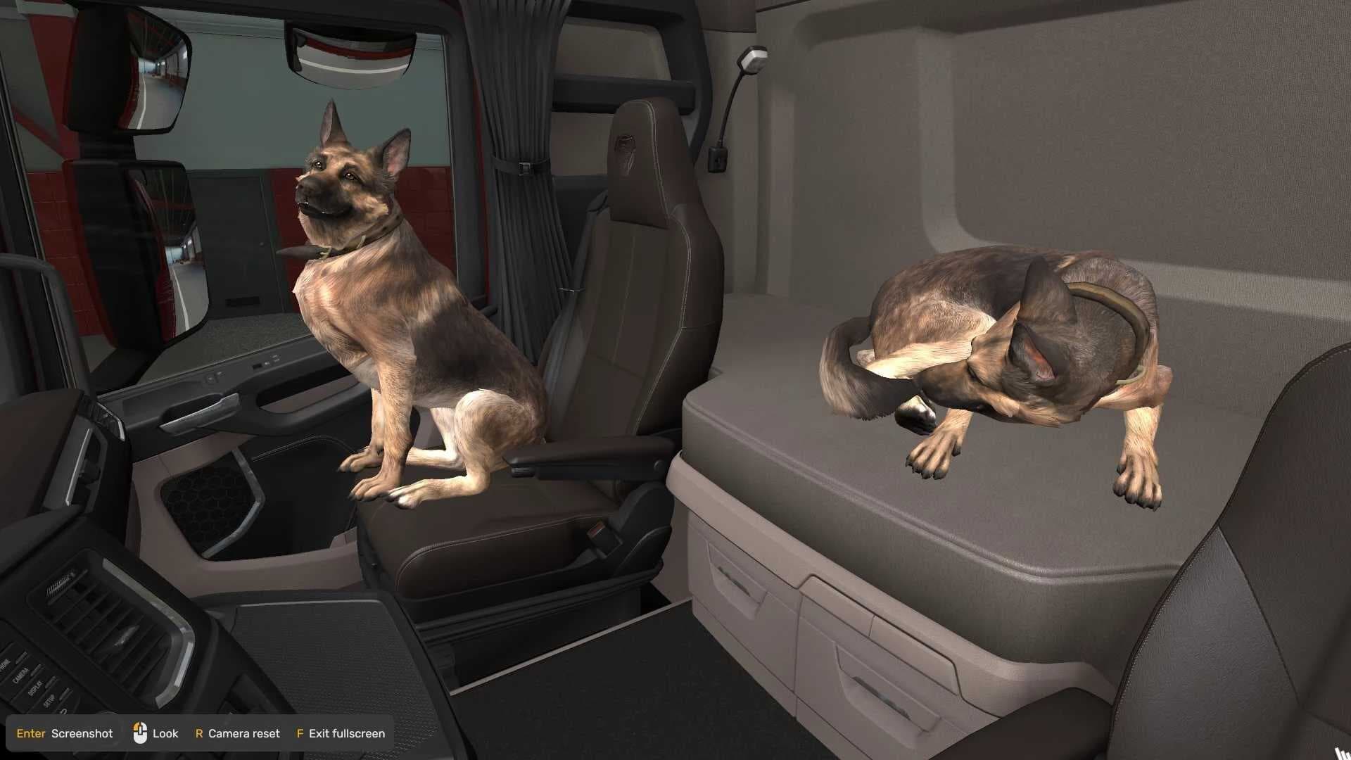 Dog with Animation v1.59 ETS2 - Euro Truck Simulator 2 Mods | American Truck Simulator Mods – Skins mod for Euro Truck Simulator 2