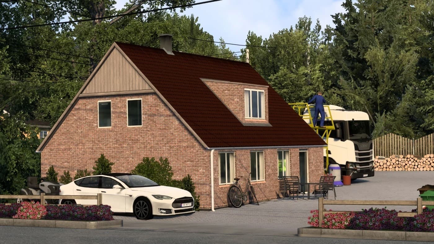 House in Mo_i_rana v1.1 1.59 - Euro Truck Simulator 2 Mods | American Truck Simulator Mods – Maps mod for Euro Truck Simulator 2