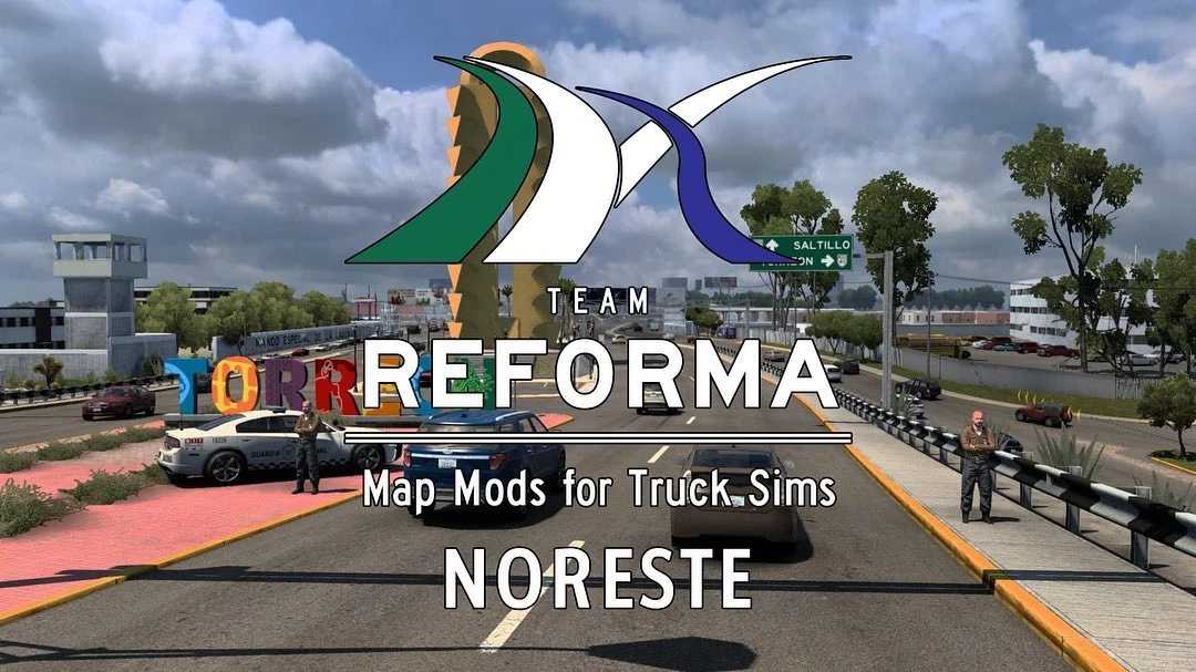 Reforma Noreste v6.9.160 ATS - Euro Truck Simulator 2 Mods | American Truck Simulator Mods – Maps mod for Euro Truck Simulator 2