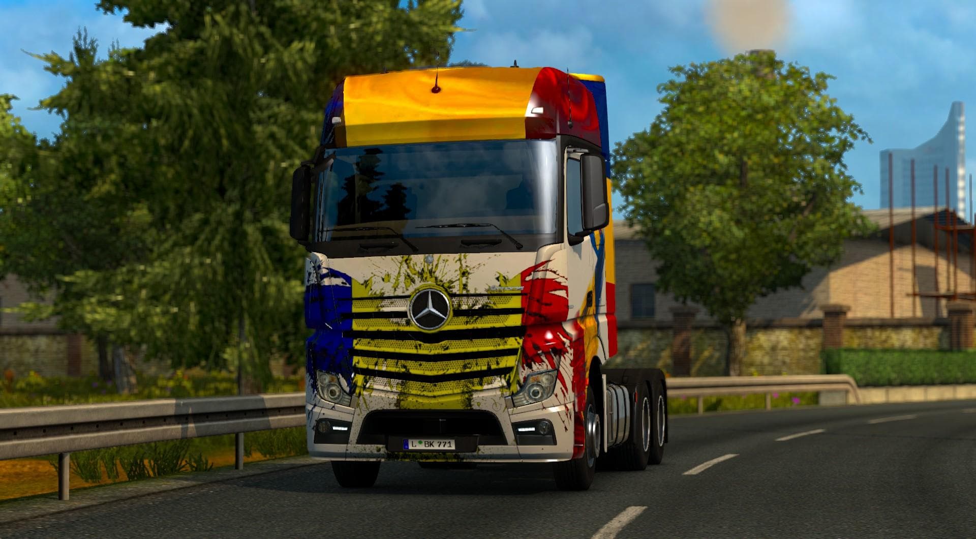 MERCEDES MP4 2014 ROMANIA SKIN – Skins mod for Euro Truck Simulator 2