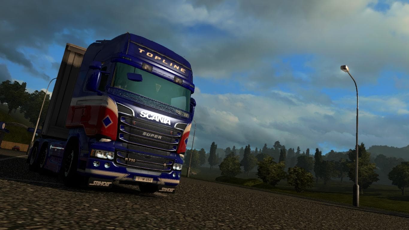 RED N BLUE SKIN – Skins mod for Euro Truck Simulator 2