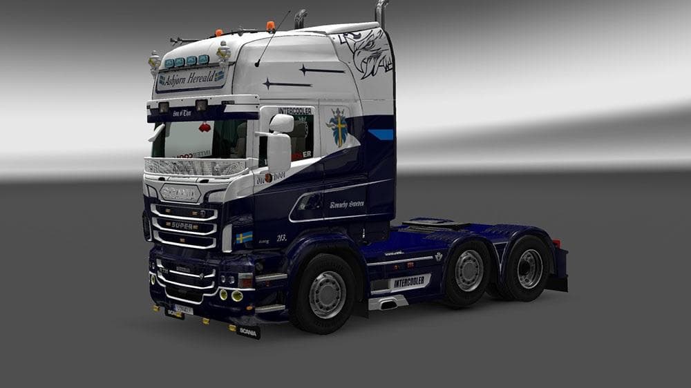 Scania RJL Asbjorn Hereald Skin – Skins mod for Euro Truck Simulator 2