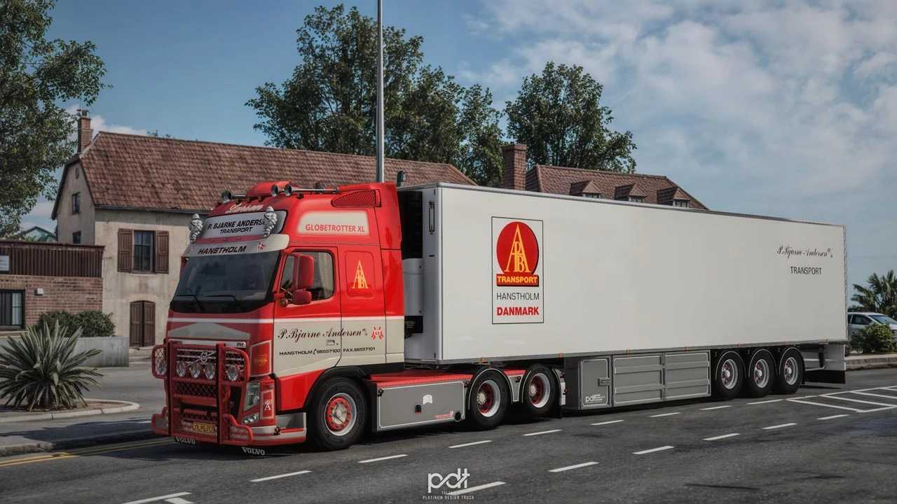 Volvo FH3 P.Bjarne Andersen v6.0 1.58 ETS2 - Euro Truck Simulator 2 Mods | American Truck Simulator Mods – Trucks mod for Euro Truck Simulator 2