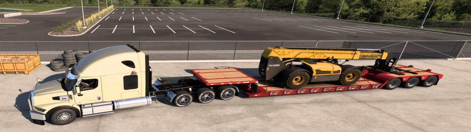 More Cargo for Lowboy v2256 ATS - Euro Truck Simulator 2 Mods | American Truck Simulator Mods – Trailers mod for Euro Truck Simulator 2