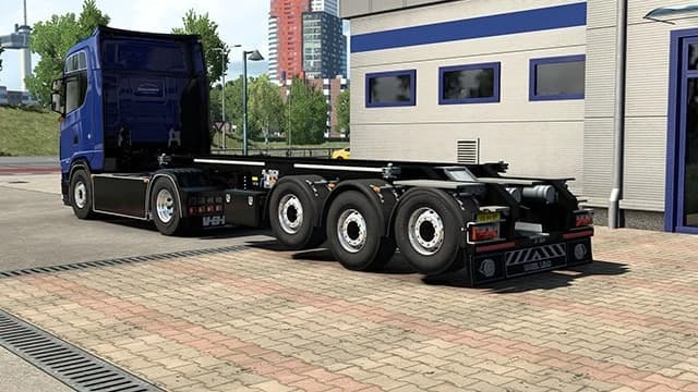 Lift Axle for SCS Container Trailer v1.1 ETS2 - Euro Truck Simulator 2 Mods | American Truck Simulator Mods – Trailers mod for Euro Truck Simulator 2