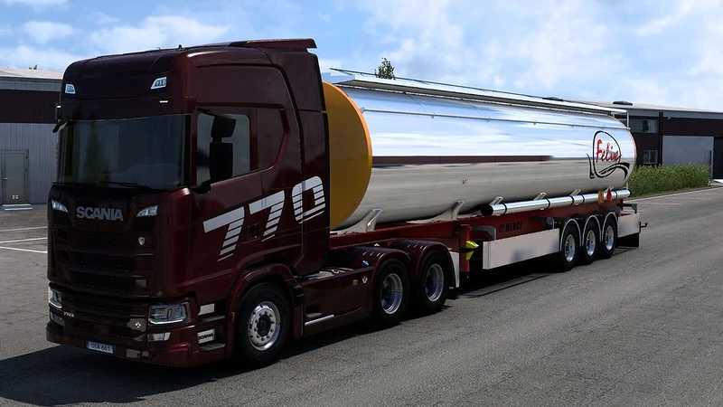 Menci Cistern Fuel v1.1 ETS2 - Euro Truck Simulator 2 Mods | American Truck Simulator Mods – Trailers mod for Euro Truck Simulator 2