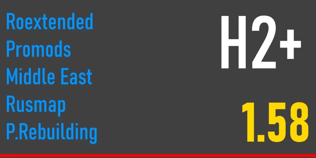 Hybrid Plus 1-2 Road Connection v1.58 ETS2 - Euro Truck Simulator 2 Mods | American Truck Simulator Mods – Maps mod for Euro Truck Simulator 2