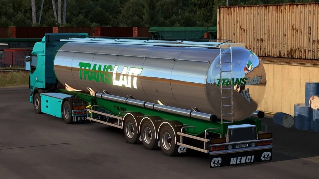 Cistern Menci V1.2 ETS2 - Euro Truck Simulator 2 Mods | American Truck Simulator Mods – Trailers mod for Euro Truck Simulator 2