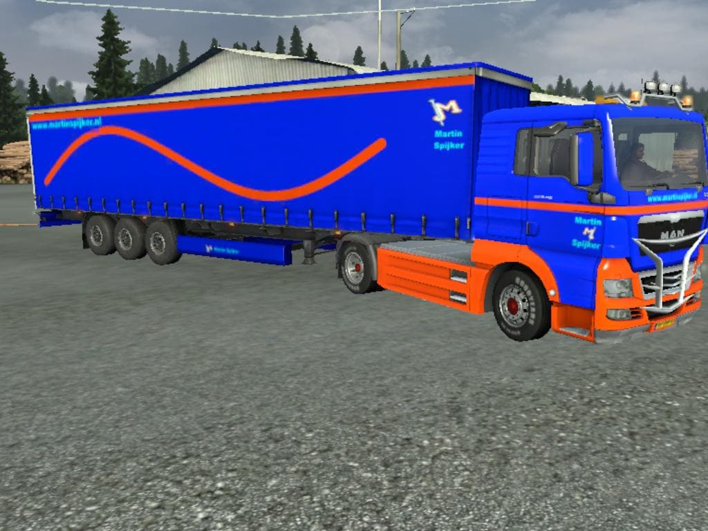 Martin Spijker truck+trailer v1 – Trucks mod for Euro Truck Simulator 2
