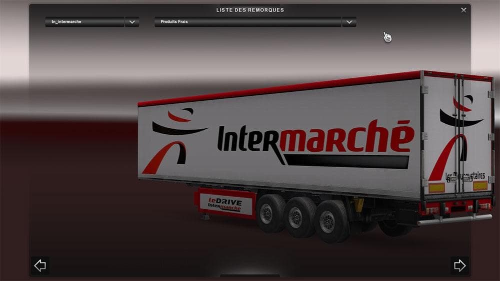 InterMarche Trailer – Trailers mod for Euro Truck Simulator 2