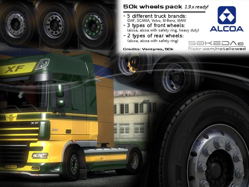 50k Alcoa Renault Wheels Pack v1 screenshot 2