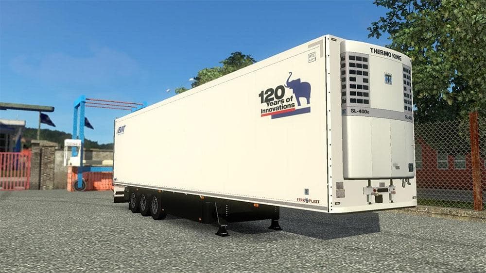 Schmitz 120 – Trailers mod for Euro Truck Simulator 2