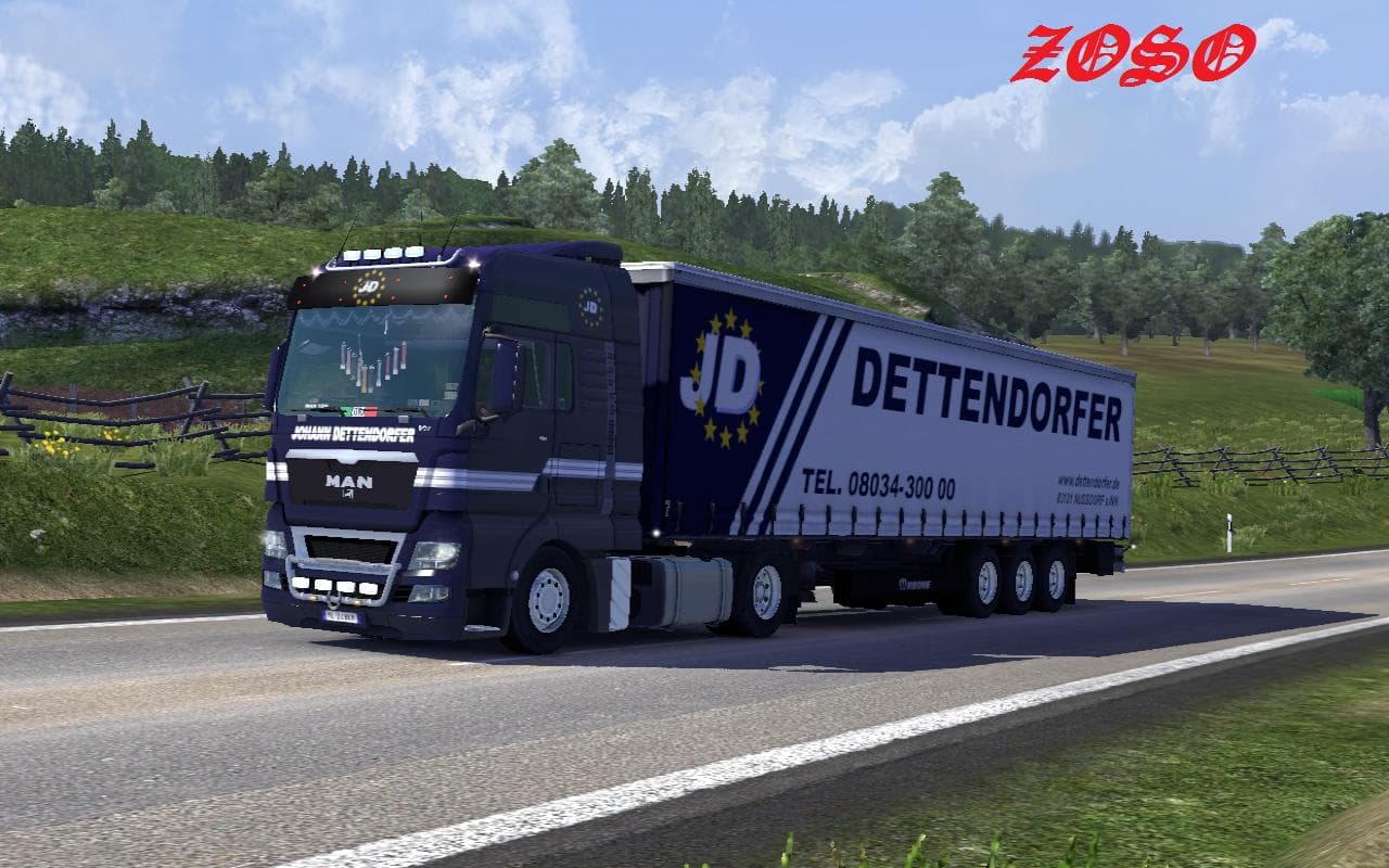 Dettendorfer Trailer – Trailers mod for Euro Truck Simulator 2