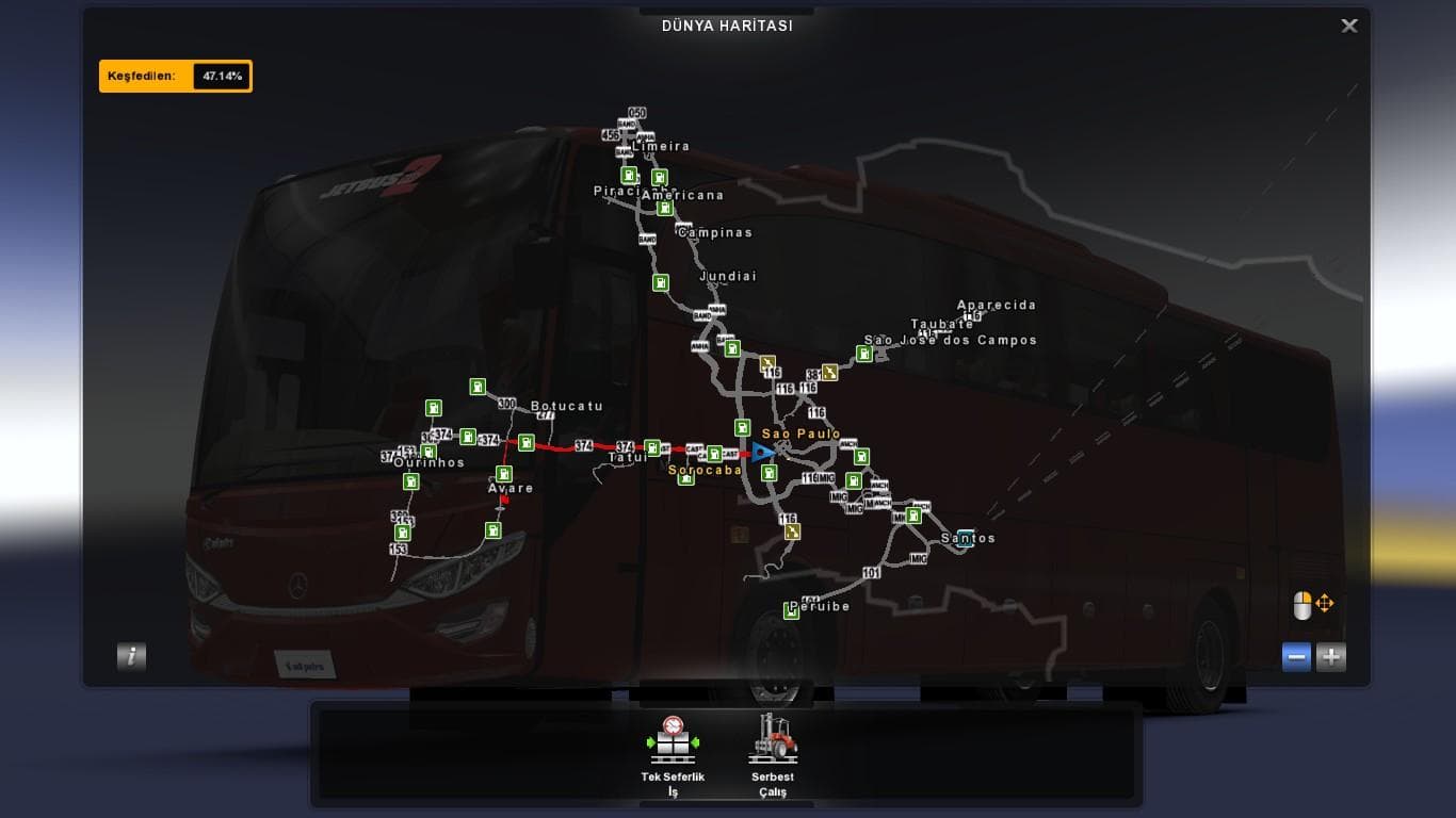 Eaa Bus Pasanger Map v1 – Maps mod for Euro Truck Simulator 2
