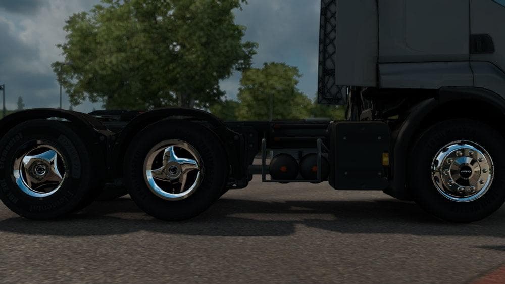 Fabbof Pack Chrome Wheels – Parts mod for Euro Truck Simulator 2