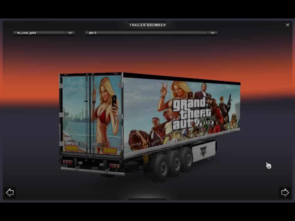GTA V standalone trailer – Trailers mod for Euro Truck Simulator 2
