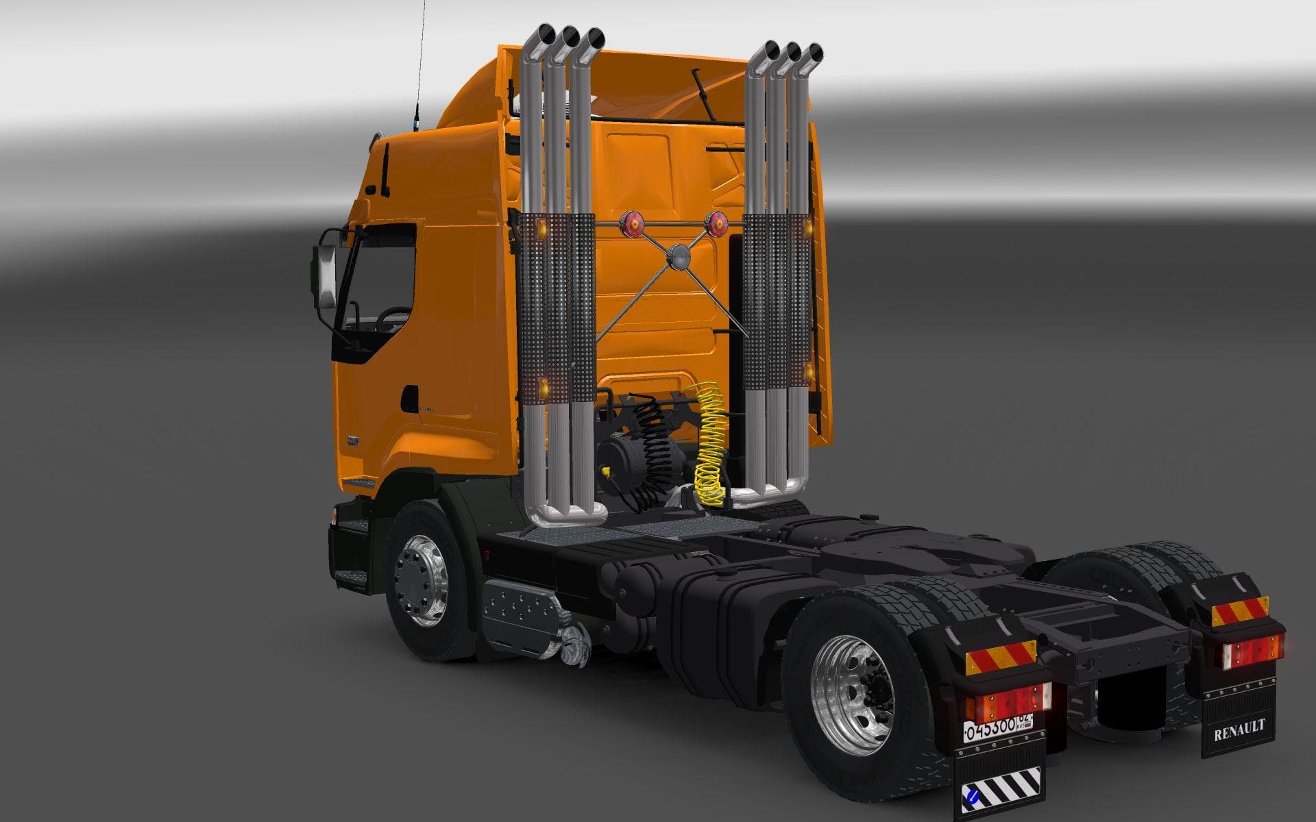 Highpipe for Trucks Update by Nico2k4 – Parts mod for Euro Truck Simulator 2