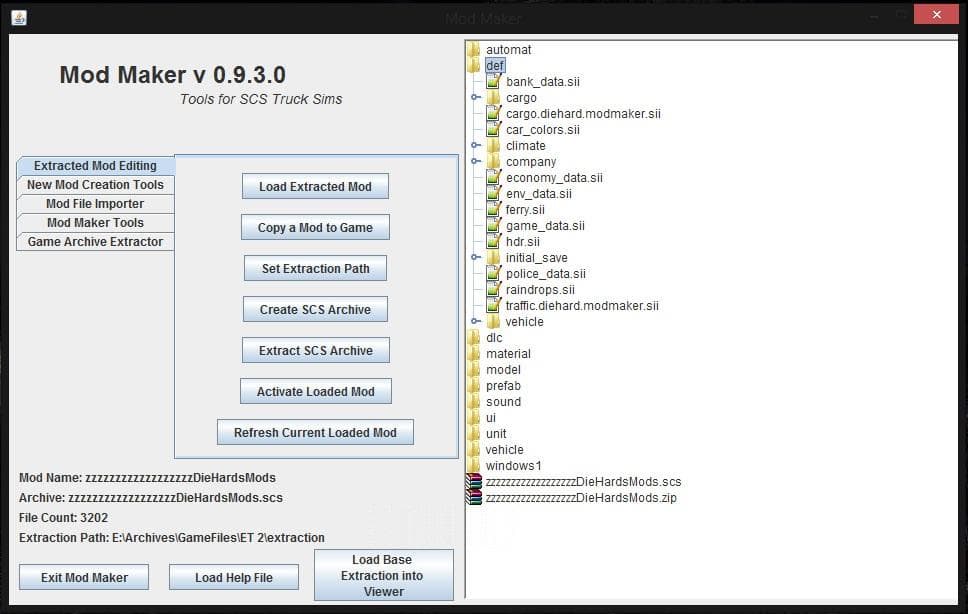 Mod Maker 0.9.4 Java version – Other mod for Euro Truck Simulator 2