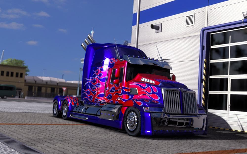 OPTIMUS PRIME TRASNSFORMERS V4 – Skins mod for Euro Truck Simulator 2