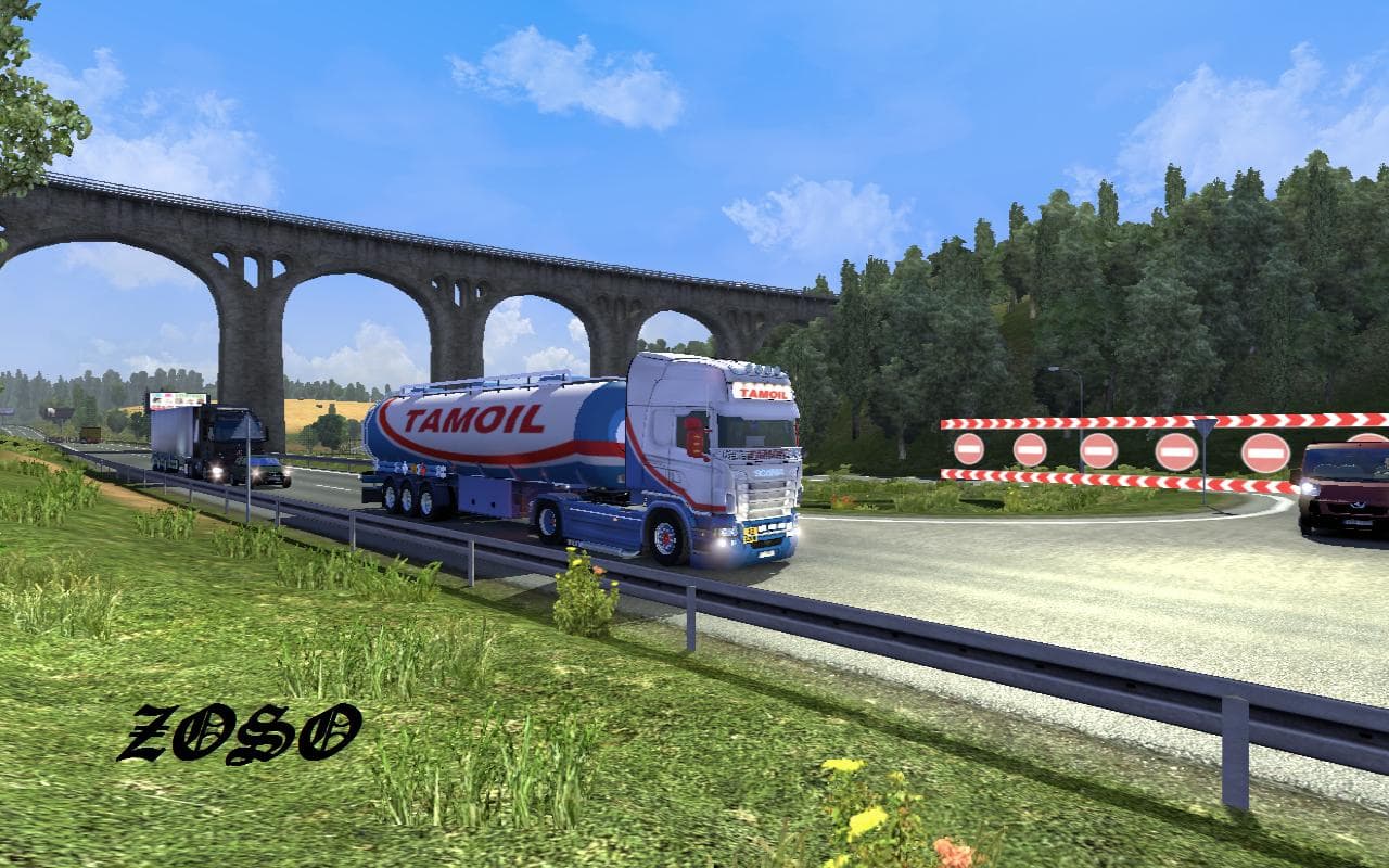 Scania R- RJL tamoil petroli skin – Skins mod for Euro Truck Simulator 2