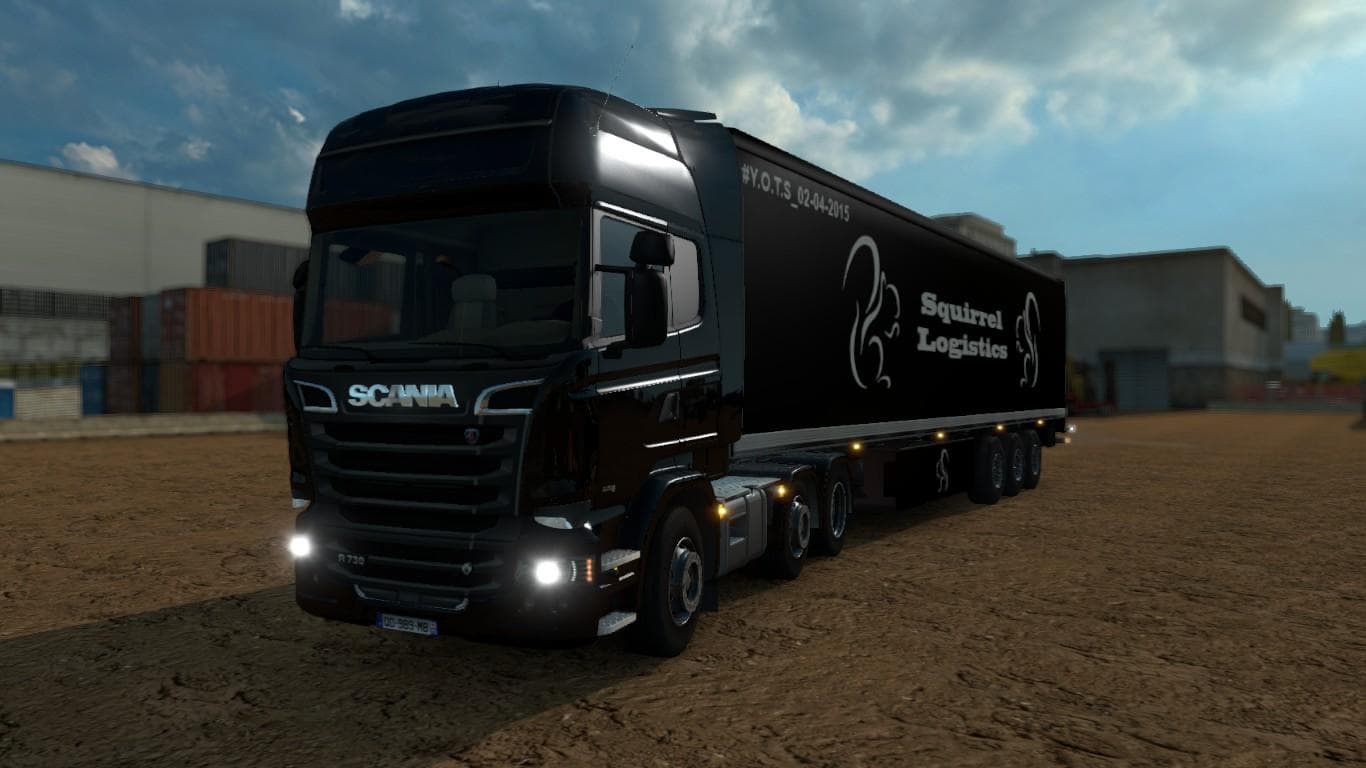 SQRL Nuts Trailer – Trailers mod for Euro Truck Simulator 2
