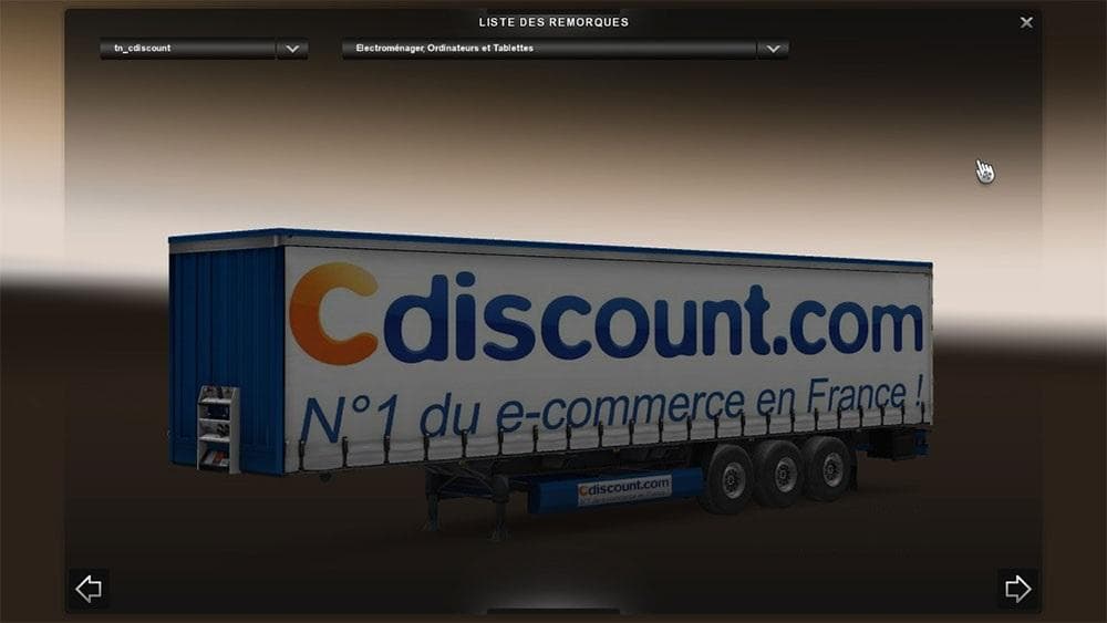 Trailer C Discount – Trailers mod for Euro Truck Simulator 2